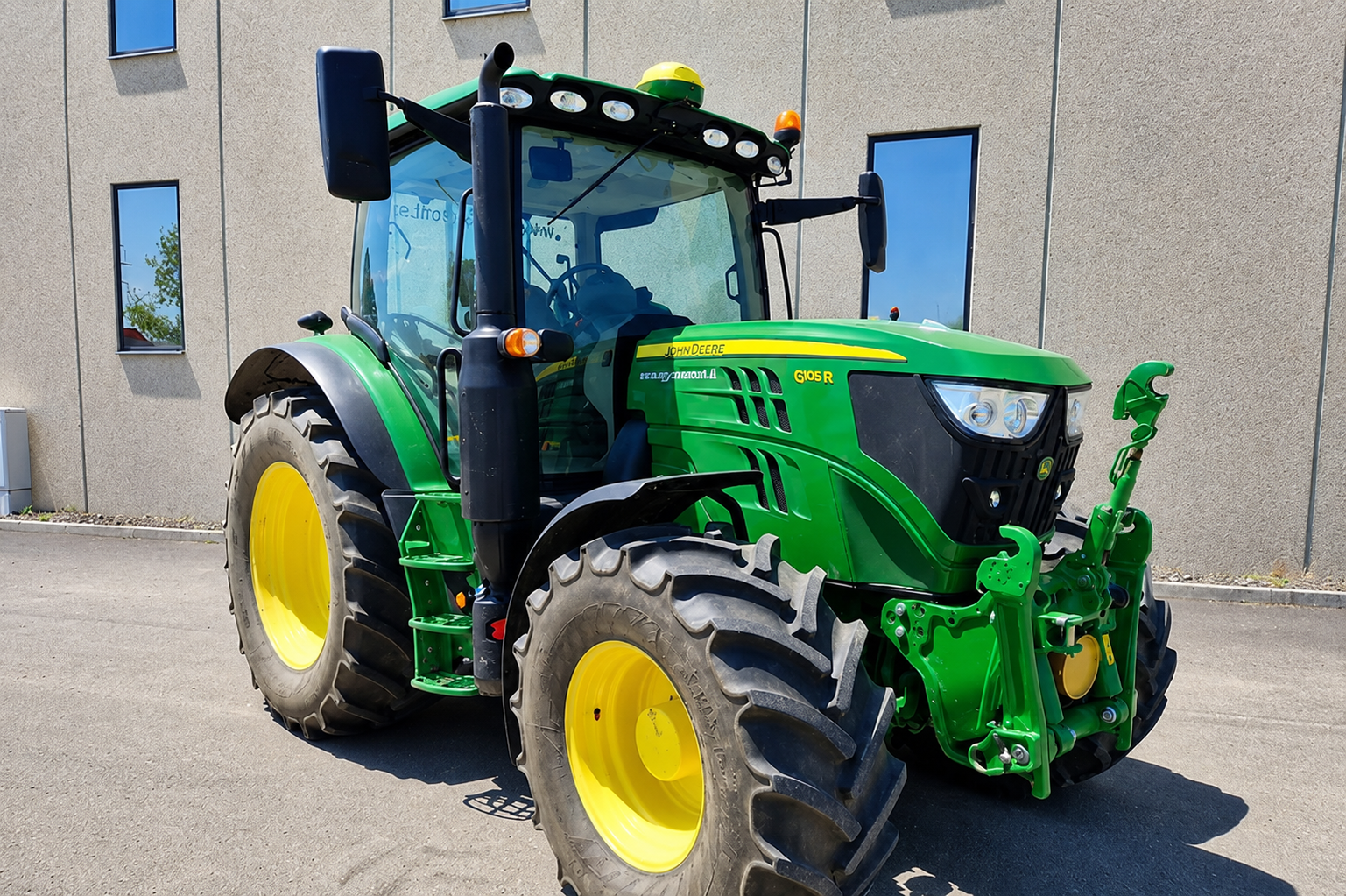 Скло для трактора John Deere 6110R-6250R (AL228644 (laminated version)